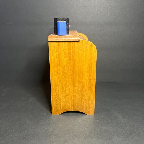 Vintage Rare Berkeley Musical My Favorite Things Wooden Roll Top Desk Music Box - Picture 8 of 9